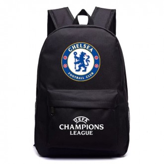 
Вместительный футбольный рюкзак Chelsea украшен символикой футбольного клуба Че. . фото 2