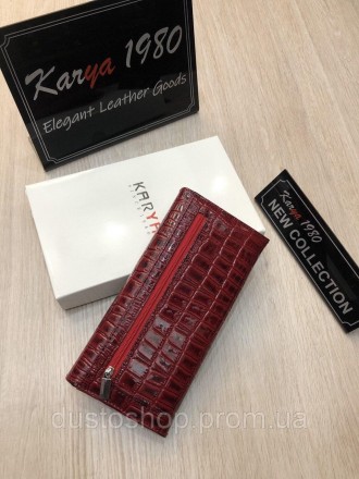 Женский кожаный лаковый кошелек от фирмы KARYA.
KARYA один из известных брендов . . фото 4