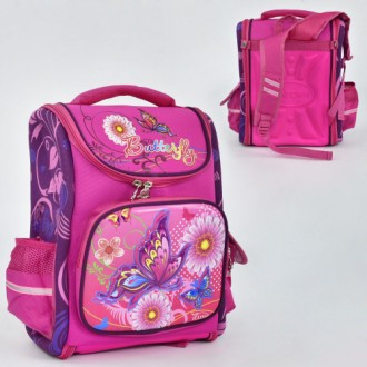 Рюкзак каркасный школьный Kika Toys Розовый (kj3083). Прилуки. фото 1 Рюкзак каркасный школьный Kika Toys Розовый (kj3083). Прилуки. фото 1