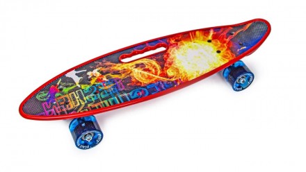 Пенни борд с ручкой Scale Sports "Explosion" (cветящиеся колеса) 1476537874. Прилуки. фото 1 Пенни борд с ручкой Scale Sports "Explosion" (cветящиеся колеса) 1476537874. Прилуки. фото 1