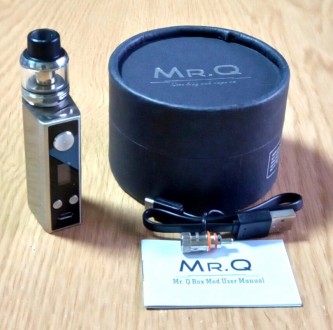 Мод SMY Mr. Q 40 Вт Starter Kit - міні TC BOX + атомайзер Mr. Q Tank. Дніпро. фото 1 Мод SMY Mr. Q 40 Вт Starter Kit - міні TC BOX + атомайзер Mr. Q Tank. Дніпро. фото 1