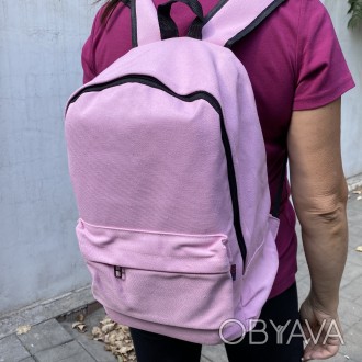 
Рюкзак розовый текстиль
Рюкзак на одно центральное отделение, имеет отсек для н. . фото 1