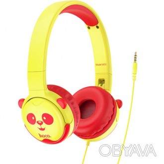 Описание Наушников детских проводных HOCO Childrens headphones W31, желтых
Наушн. . фото 1