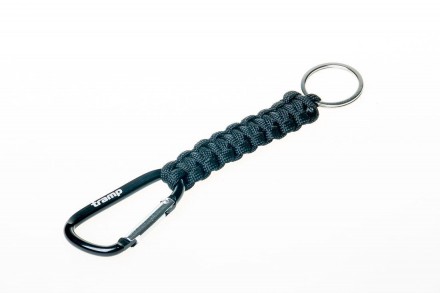 Брелок-паракорд Tramp для ключей, черный (TRA-234-black). Харьков. фото 1