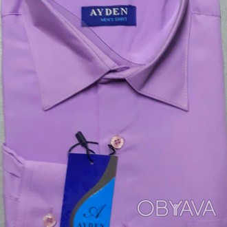 Сиреневая детская рубашка AYGEN (рр 33)
. . фото 1