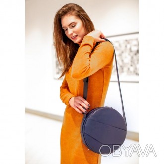 Ідеальна кругла форма і виразний темно-синій колір зроблять сумку-рюкзак maxi Ва. . фото 1