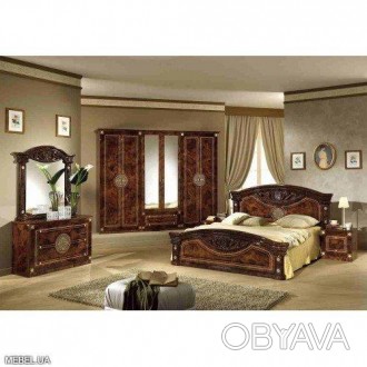 Спальня Рома (шафа 4Д)
Матеріал: ДСП/МДФ;
Колір: 
Виробник: Меблі Сервіс
 
 . . фото 1
