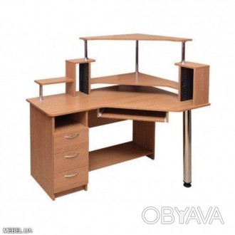 Комп'ютерний стіл Орфей з надбудовою Пехотін
 Характеристики:
 Висота: 133/75 см. . фото 1