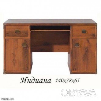 Письменный стол Индиана 140 BRW
Характеристика:
Длина: 140 см;
Глубина: 65 см;
В. . фото 1