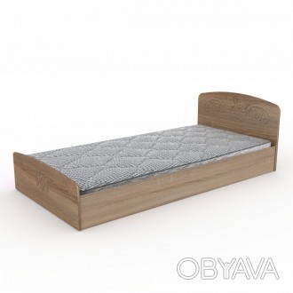 Ліжко Ніжність 90 МДФ Компаніт
 Характеристика:
 Ширина: 982 мм;
 Висота: 700 мм. . фото 1
