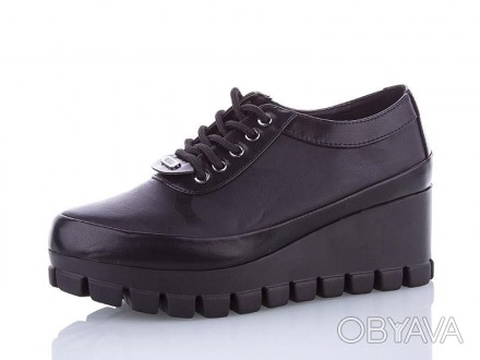 Стильные туфли Raffelli женские черные на платформе
✅ Размерная сетка: 36=23; 37. . фото 1
