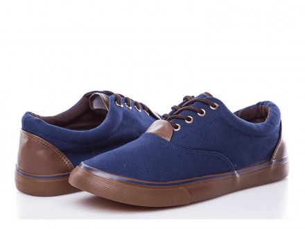 Кеды мужские Navigator текстильные синие 45. Киев. фото 1