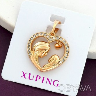 Красивый и нежный кулончик из медицинского золота Xuping 
Материал : гипоаллерге. . фото 1