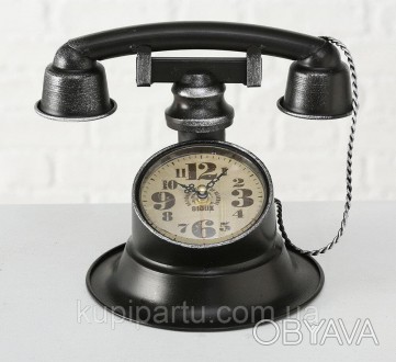 Настольные часы в виде ретро телефона – идеальное сочетание винтажа и функционал. . фото 1
