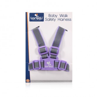 Детские вожжи Lorelli Baby Walk Safety Harness Серо-фиолетовый. Киев. фото 1 Детские вожжи Lorelli Baby Walk Safety Harness Серо-фиолетовый. Киев. фото 1