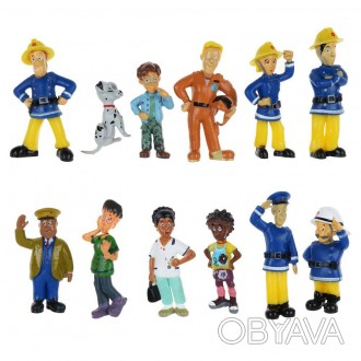 Этот забавный набор из 12 классических фигурок пожарника Сэма. В них представлен. . фото 1