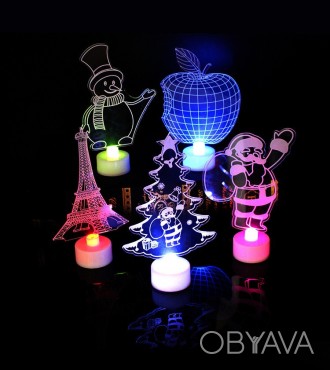 3D светильник-ночник «Эйфелева башня» 3D Creative Светильники 3D Creative – ориг. . фото 1