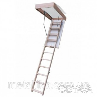 Складывающаяся чердачная лестница Cherdack Comfort Standart отличается высоким к. . фото 1