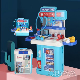 Детский игровой набор доктора 3 в 1 в чемодане Set Doctor Toys Перед вами игрово. . фото 1