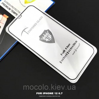 Защитное Full glue стекло для iPhone 12/12 Pro с полной клеевой основой.
 
Основ. . фото 3