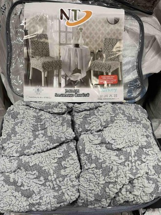 Универсальные, декоративные, натяжные, евро-чехлы на стулья с оборкой, рюшами, ю. . фото 3