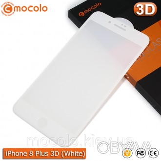 Защитное 3D стекло Mocolo 9H для iPhone 8 Plus на весь экран (White).
 
Основные. . фото 1