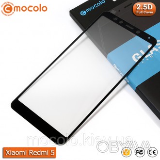Защитное 2.5D стекло Mocolo 9H для Xiaomi Redmi 5 на весь экран (Black).
 
Основ. . фото 1
