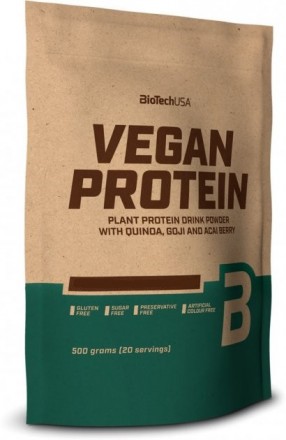 Растительный протеин BioTech Vegan Protein 500 грамм Ванильное печенье. Киев. фото 1 Растительный протеин BioTech Vegan Protein 500 грамм Ванильное печенье. Киев. фото 1