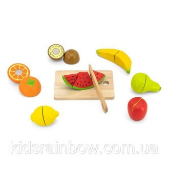 Іграшкові продукти Viga Toys Нарізані фрукти з дерева (44539). Київ. фото 1 Іграшкові продукти Viga Toys Нарізані фрукти з дерева (44539). Київ. фото 1