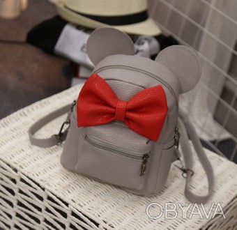 
Маленький женский рюкзак с ушами Микки
 Характеристики:
Материал: Плотная и выс. . фото 1