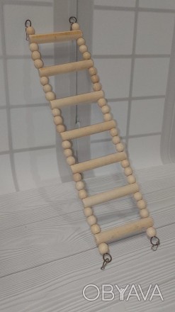 Гибкая лестница-трансформер для птиц, цветная XS 
Разместив деревянную лесенку, . . фото 1