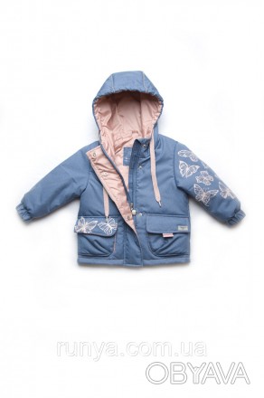 Куртка детская демисезонная ‘Метелик’ для девочки. Детская куртка для девочки из. . фото 1