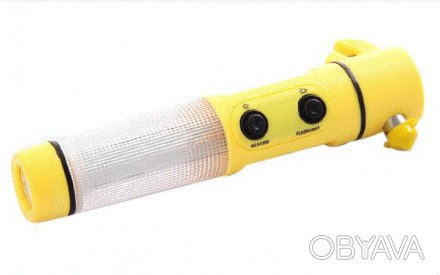 Спасательный молоток / режущий нож / фонарик / предупреждающий световой сигнал
Э. . фото 1