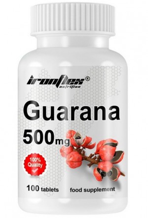 Экстракт гуараны IronFlex Guarana 500 mg 100 tabs. Киев. фото 1 Экстракт гуараны IronFlex Guarana 500 mg 100 tabs. Киев. фото 1