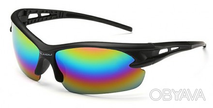 Вело очки ТМ "OULAIOU" превосходно защитят Ваши глаза от солнца, мошек, встречно. . фото 1