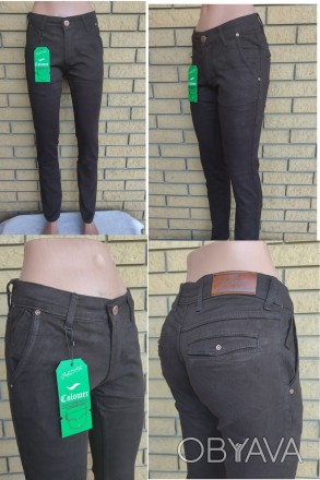 Джинсы, брюки женские высокого качества коттоновые стрейчевые, есть большие разм. . фото 1