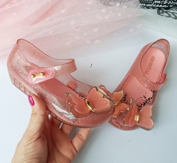 Туфельки на девочку мини мелисса Mini Melissa Бабочки розовые 24. Киев. фото 1 Туфельки на девочку мини мелисса Mini Melissa Бабочки розовые 24. Киев. фото 1