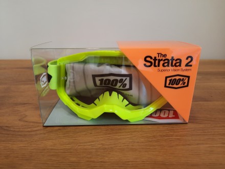 Мото очки 100% STRATA 2 Goggle Yellow - Clear Lens (50421-101-04)
Кроссовые-энд. . фото 9