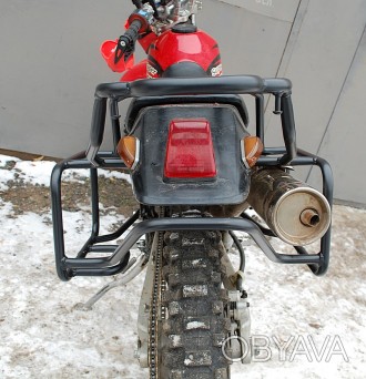 Цельная багажная система для Kawasaki KL250 Super Sherpa.
Изготавливается из тру. . фото 1