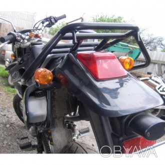 Задний багажник с поддержкой для боковых сумок для Kawasaki KLX250R D-Tracker.
И. . фото 1