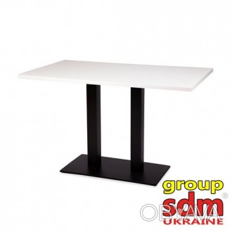  База для стола из HPL материала, прямоугольная, размер 120 * 60 см, толщина 25 . . фото 1
