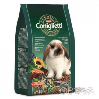 Корм Padovan Premium Coniglietti для кроликов, 2 кг Premium Coniglietti — компле. . фото 1