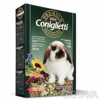 Корм Padovan Premium Coniglietti для кроликов, 500 г Premium Coniglietti — компл. . фото 1