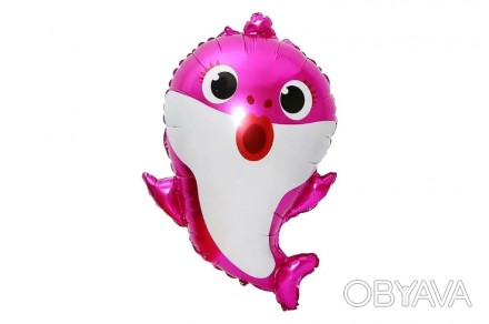 
Повітряна кулька "Акула мама" рожева 49х66 см Детальніше тут: https://babytoys.. . фото 1
