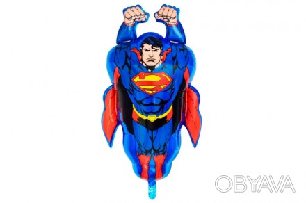 
Повітярна кулька "Супермен" в польоті 76х51 см Детальніше тут: https://babytoys. . фото 1