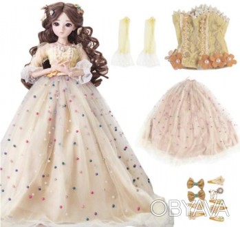 Набор одежды " Горошинка" для куклы 60 см 1/3 BJD, для шарнирной куклы
В набор в. . фото 1