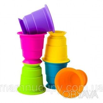 Suction Kupz – это набор из 6-ти ярких и многофункциональных чашек на присосках.. . фото 1