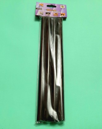 Клей-палочки чёрные, стержни для клеевого пистолета, диаметр 11,2 мм , длина 20 . . фото 2