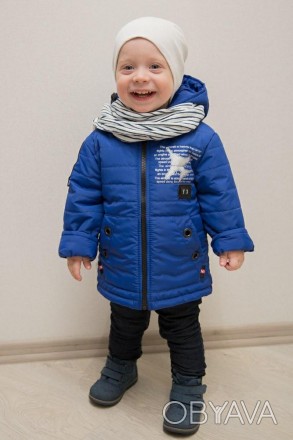 Красива курточка для хлопчика весняна Літак.
Розміри: 80, 86, 92,98,104,110. У п. . фото 1