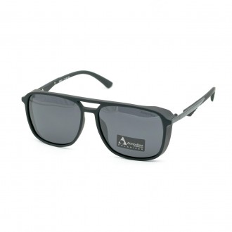  Поляризационные очки с черной матовой оправой и боковыми шторками - идеальное с. . фото 3